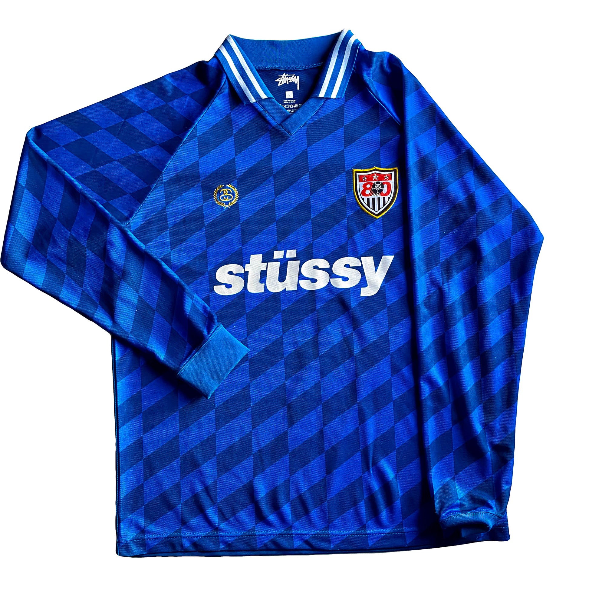 Stussy Soccer Jersey in Blue for Men